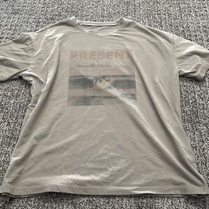 Tan Oversized T-Shirt